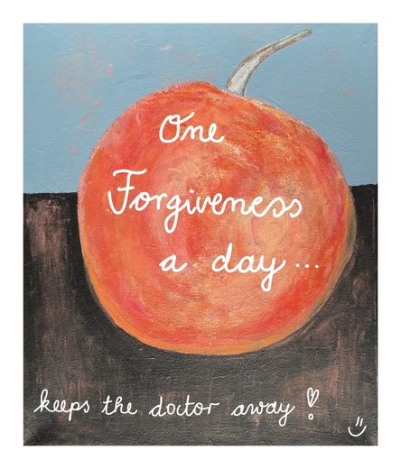 Gemalte Postkarte 16