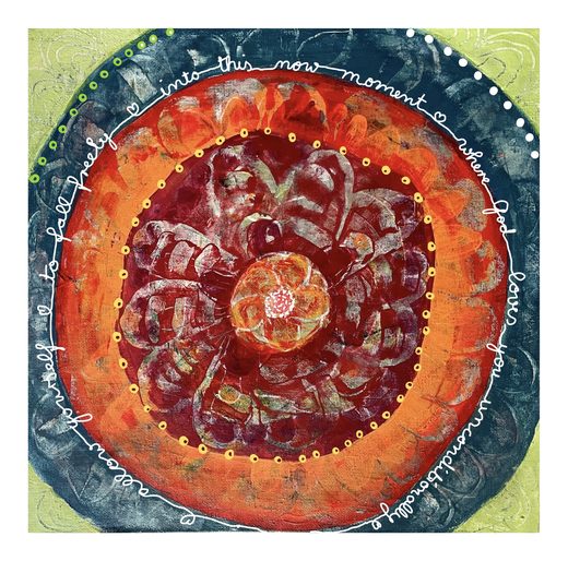 Gemalte Postkarte 22